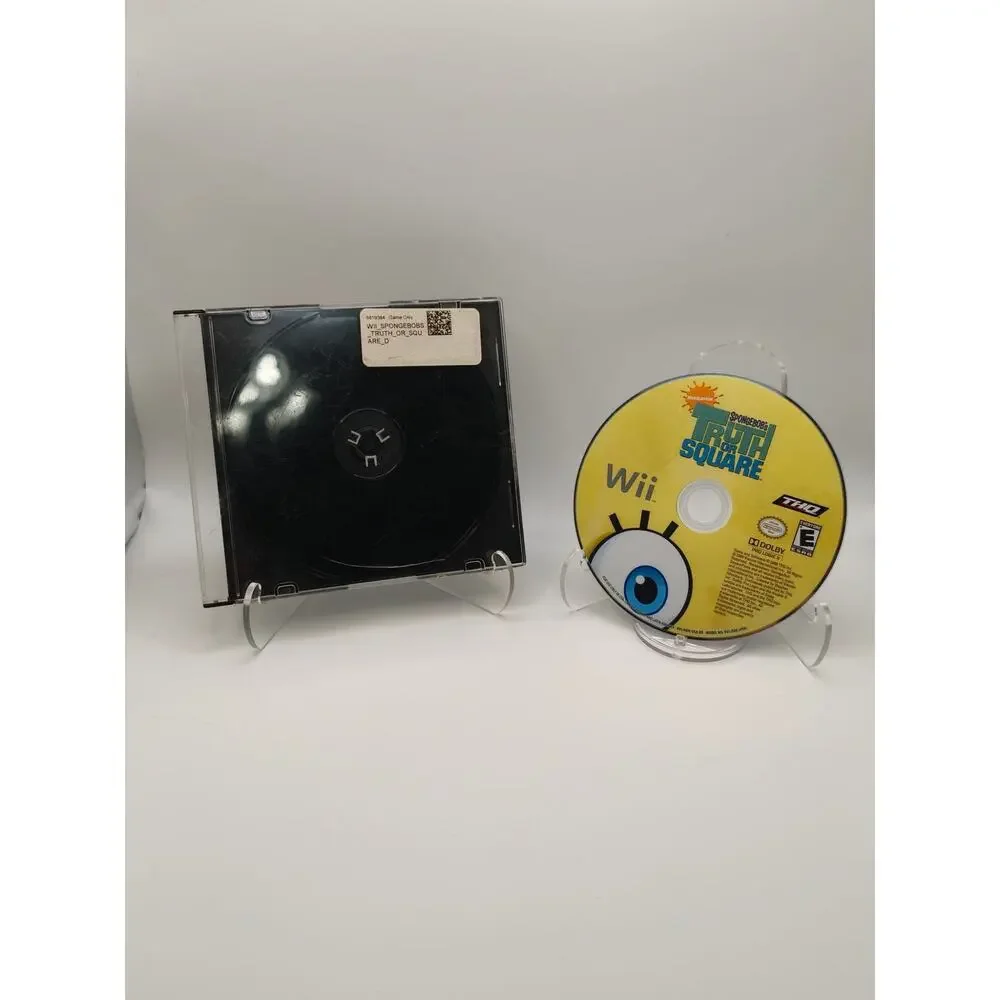 SpongeBob's Truth or Square Nintendo Wii Game Disc Only
